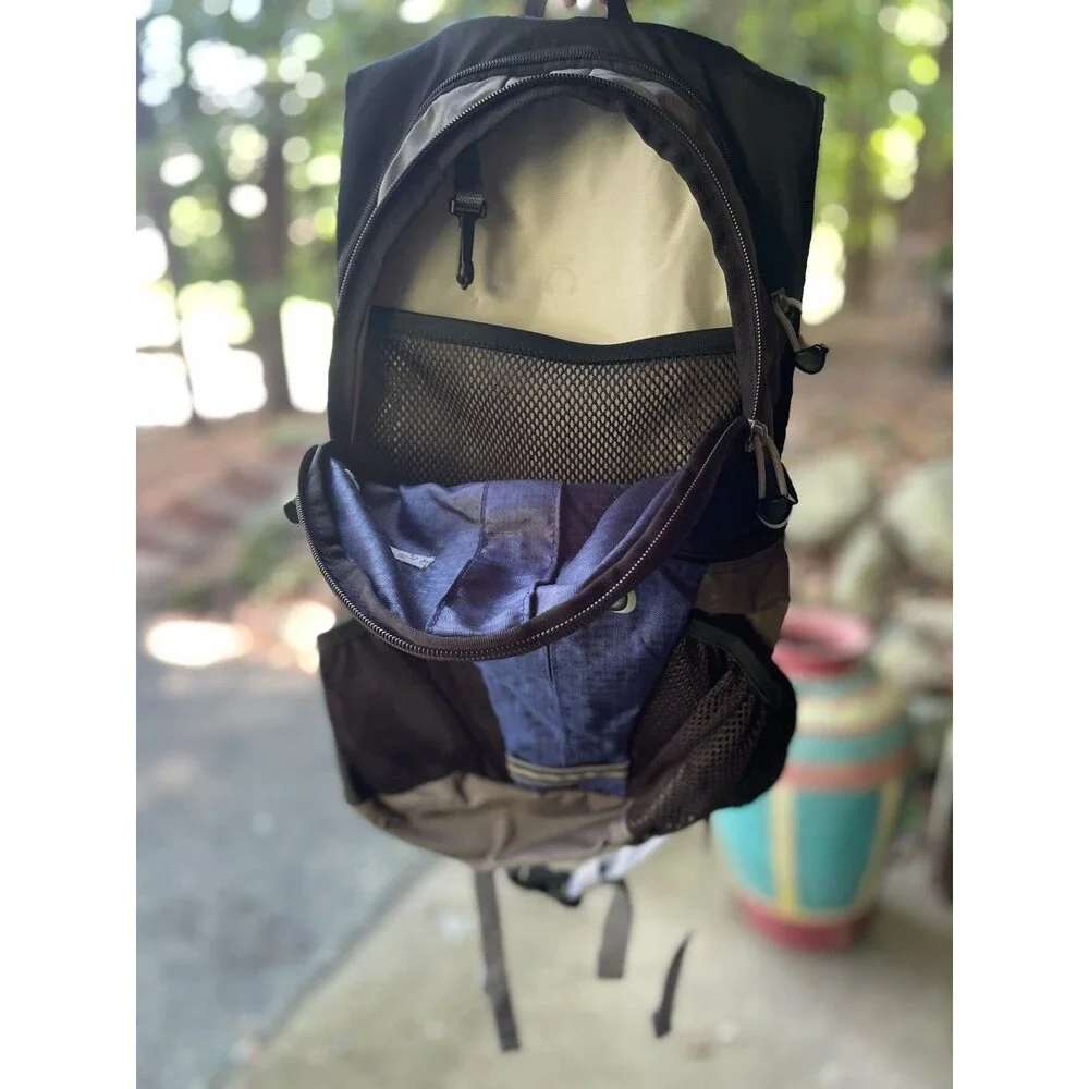 JanSport x Nalgene Hydration Pack Backpack Blue Black WITH Bladder EUC